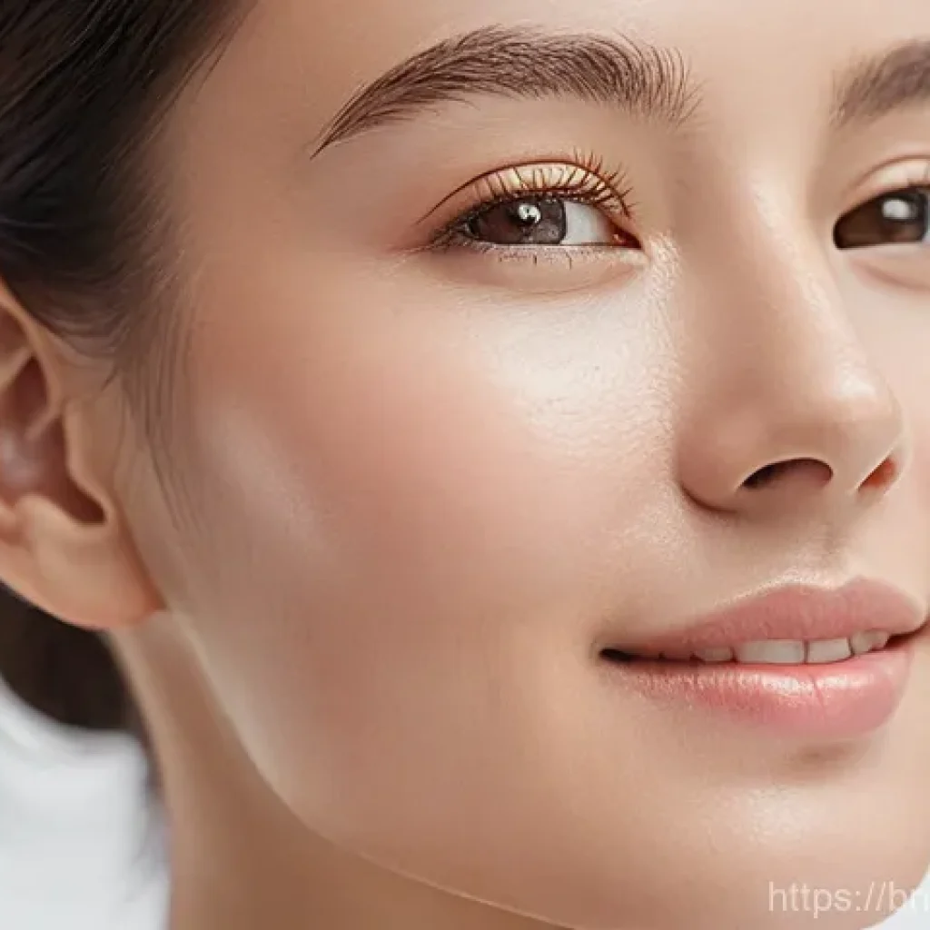 피부과 주름개선 크림 추천 - **Prompt 1: Radiant Hydration and Serenity**
    "A close-up, soft-focus portrait of a young woman (...