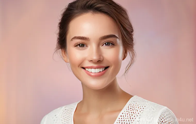 피부과 주름개선 크림 추천 - **Prompt 1: Radiant Hydration and Serenity**
    "A close-up, soft-focus portrait of a young woman (...