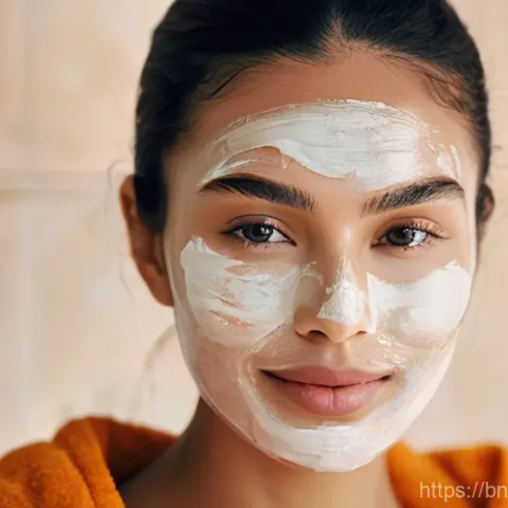 피부 탄력 개선 습관 - **Prompt 1: Natural Radiance Skincare Ritual**
"A serene young woman, appearing to be in her mid...