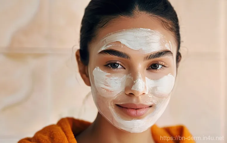 피부 탄력 개선 습관 - **Prompt 1: Natural Radiance Skincare Ritual**
"A serene young woman, appearing to be in her mid...