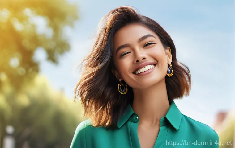 피부과 이중턱 제거 - **Prompt 1 (Before - Self-consciousness):**
    "A young adult, aged 25-35, with a gentle, slightly ...