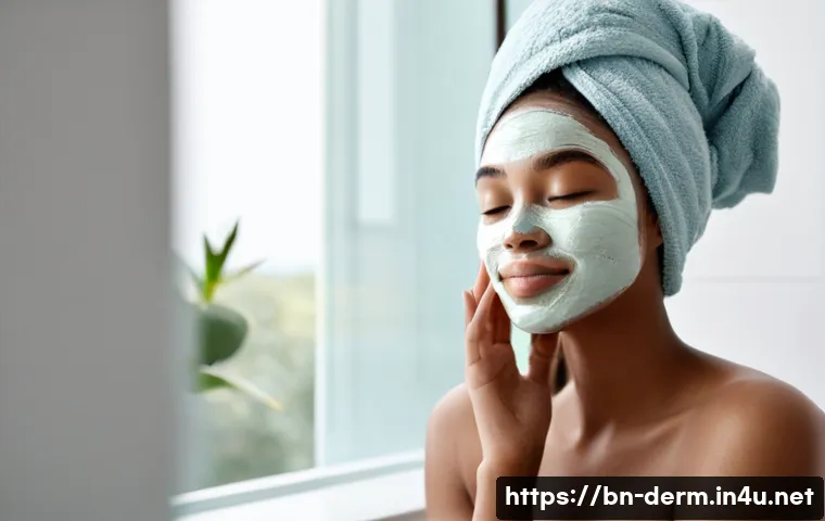 피부 각질 관리 방법 - **Prompt 1: Serene Skincare Ritual**
"A young woman, appearing to be in her early twenties, with...